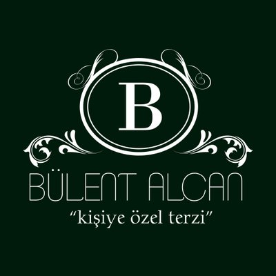 Bülent Alcan kişiye özel terzi logosu